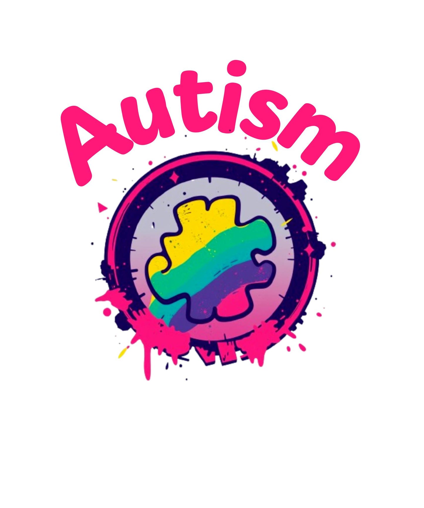 Autism Puzzle Piece - W