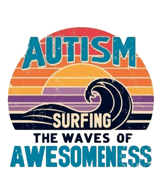 Autism-Surfing The Waves Of Awesomeness - WOMENS