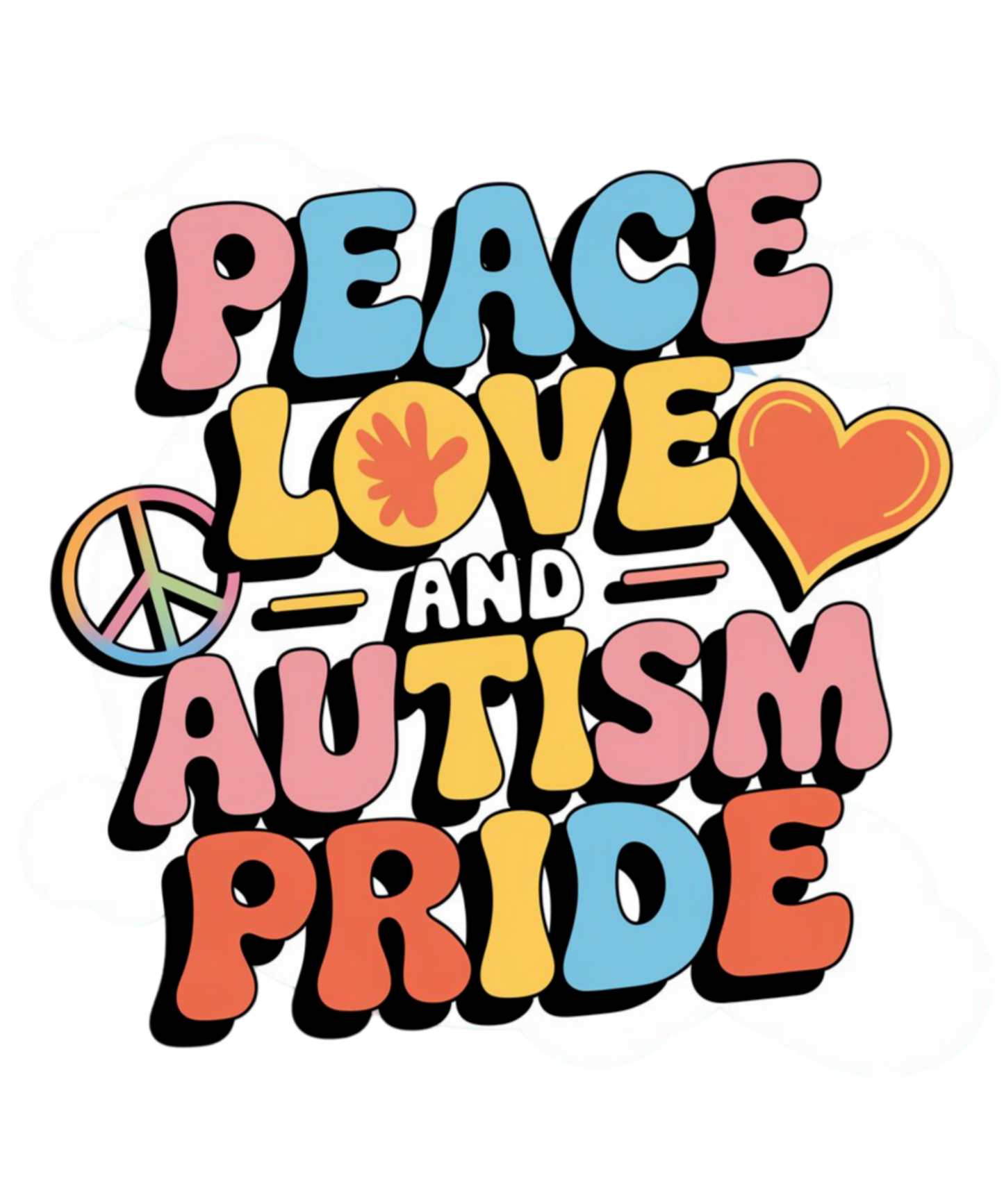 Peace Love And Autism Pride - YOUTH