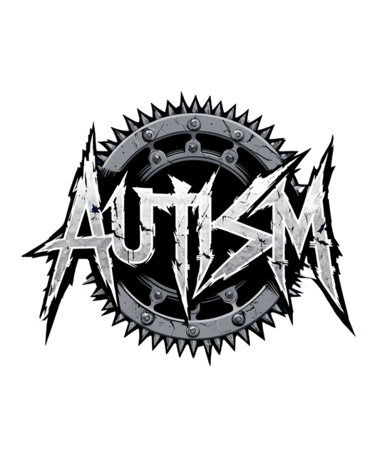 Autism - Heavy Metal Logo - MENS