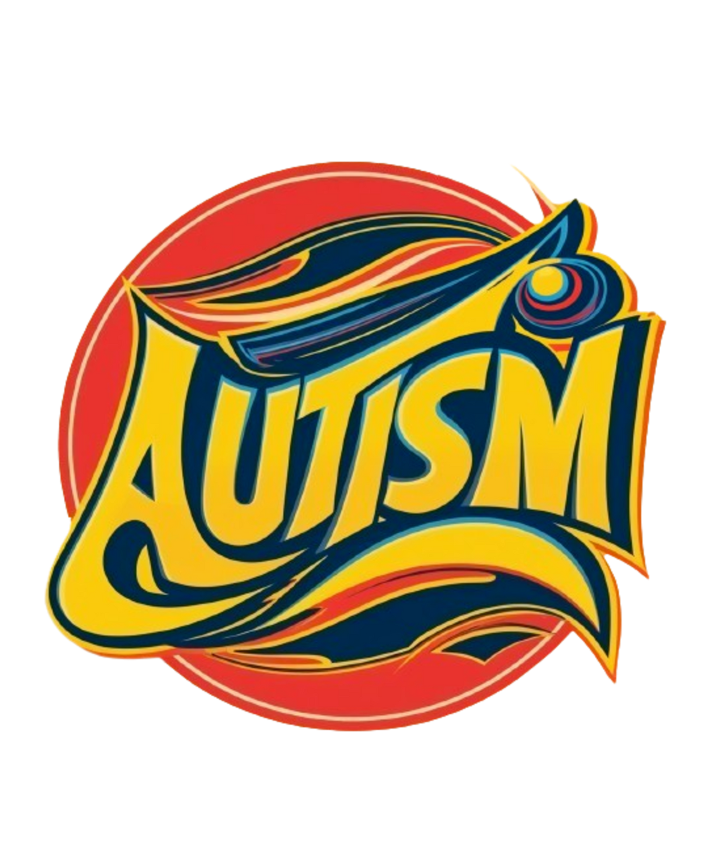 Autism 70s Retro Logo - MENS