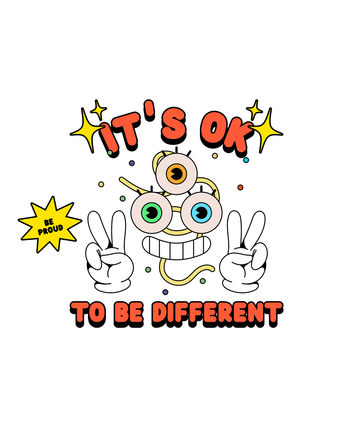 It's Ok To Be Different - Be Proud - MENS